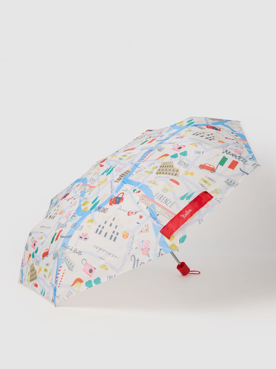Compact multicolour umbrella_0