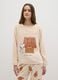 Beige regular fit pyjamas with Snoopy print_1