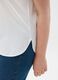 Women's White Stretch Cotton T-shirt_2