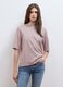 Pink boxy-fit T-shirt in cotton and viscose blend_2