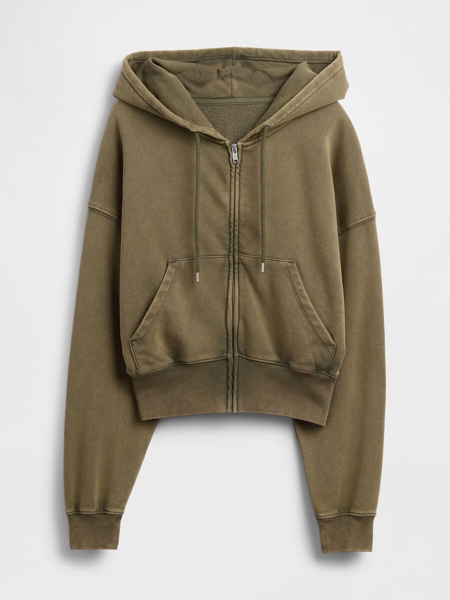 Green Hoodie with Zip_3