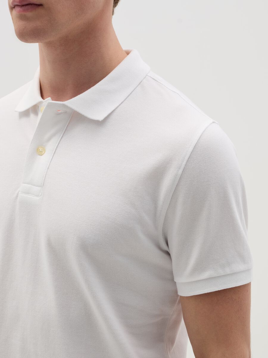 Polo shirt in organic cotton piquet_3