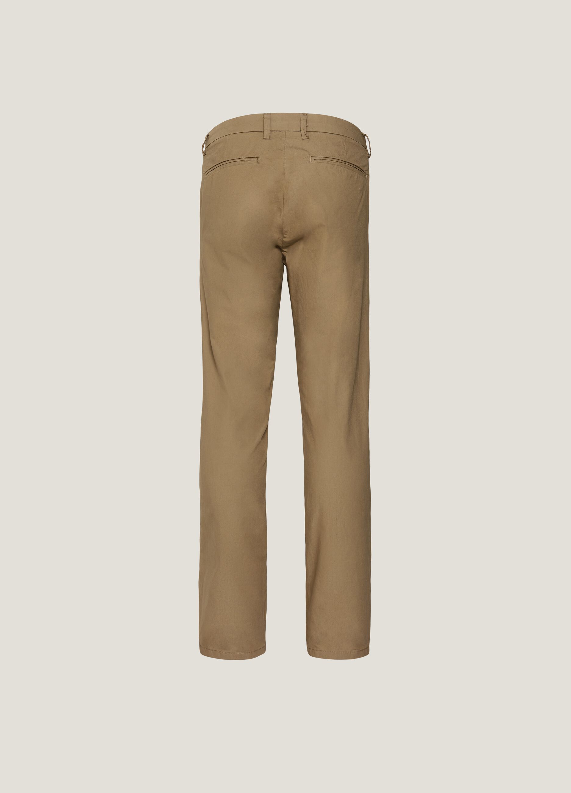 Pantaloni slim fit in tela_5