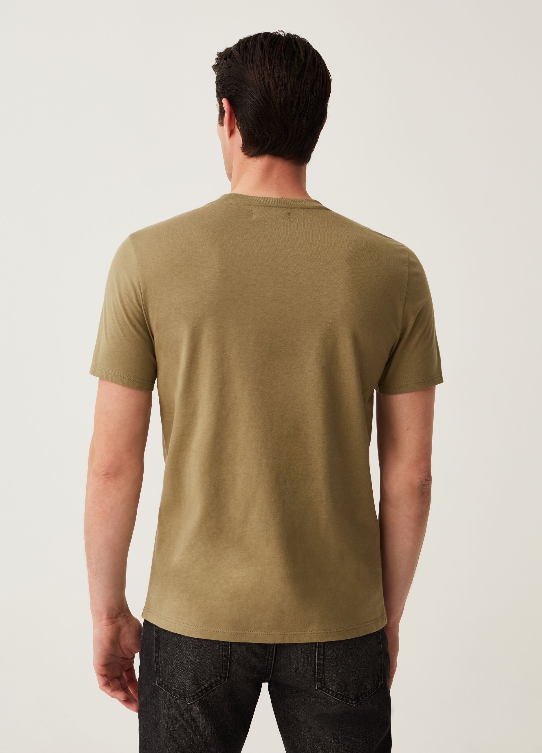 T-shirt OVS Cotone Italiano girocollo_2