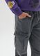 Boys' Grey Denim Cargo Joggers in Pure Cotton Relaxed Fit_2