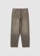 Brown baggy jeans in pure cotton_4