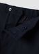 Navy slim-fit stretch viscose twill chino trousers_5
