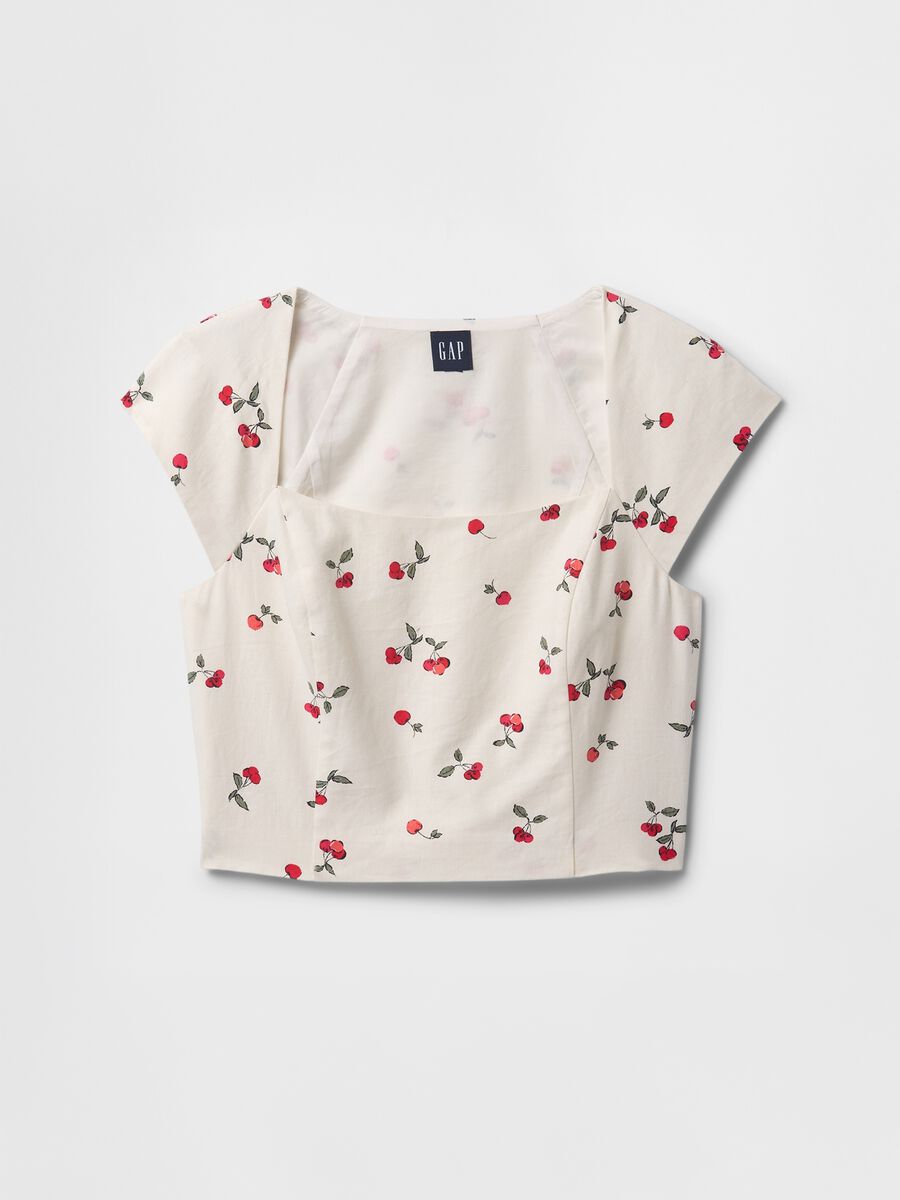 Gap Floral Crop Blouse_3