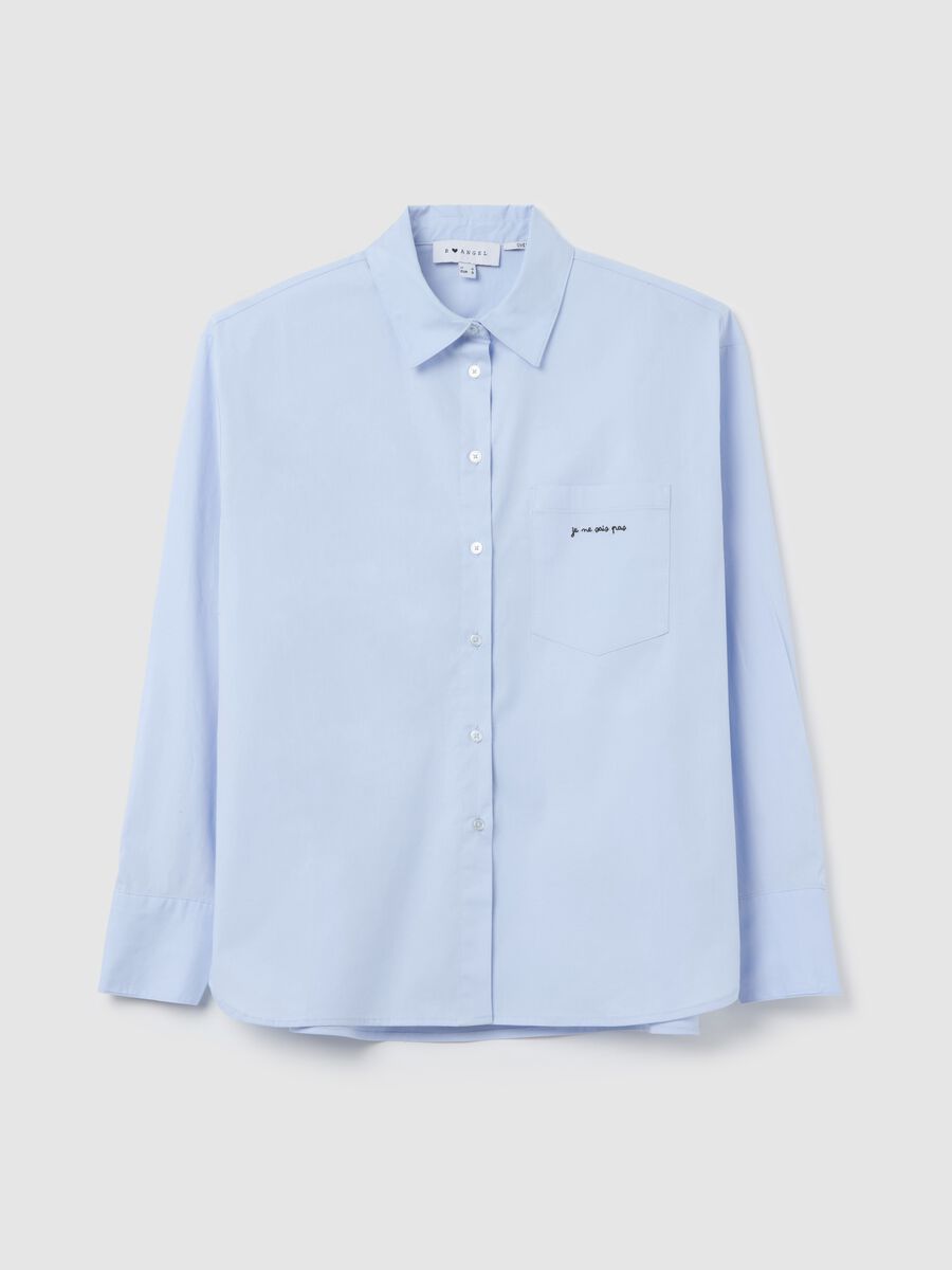 Relaxed-fit shirt with embroidered pocket_4