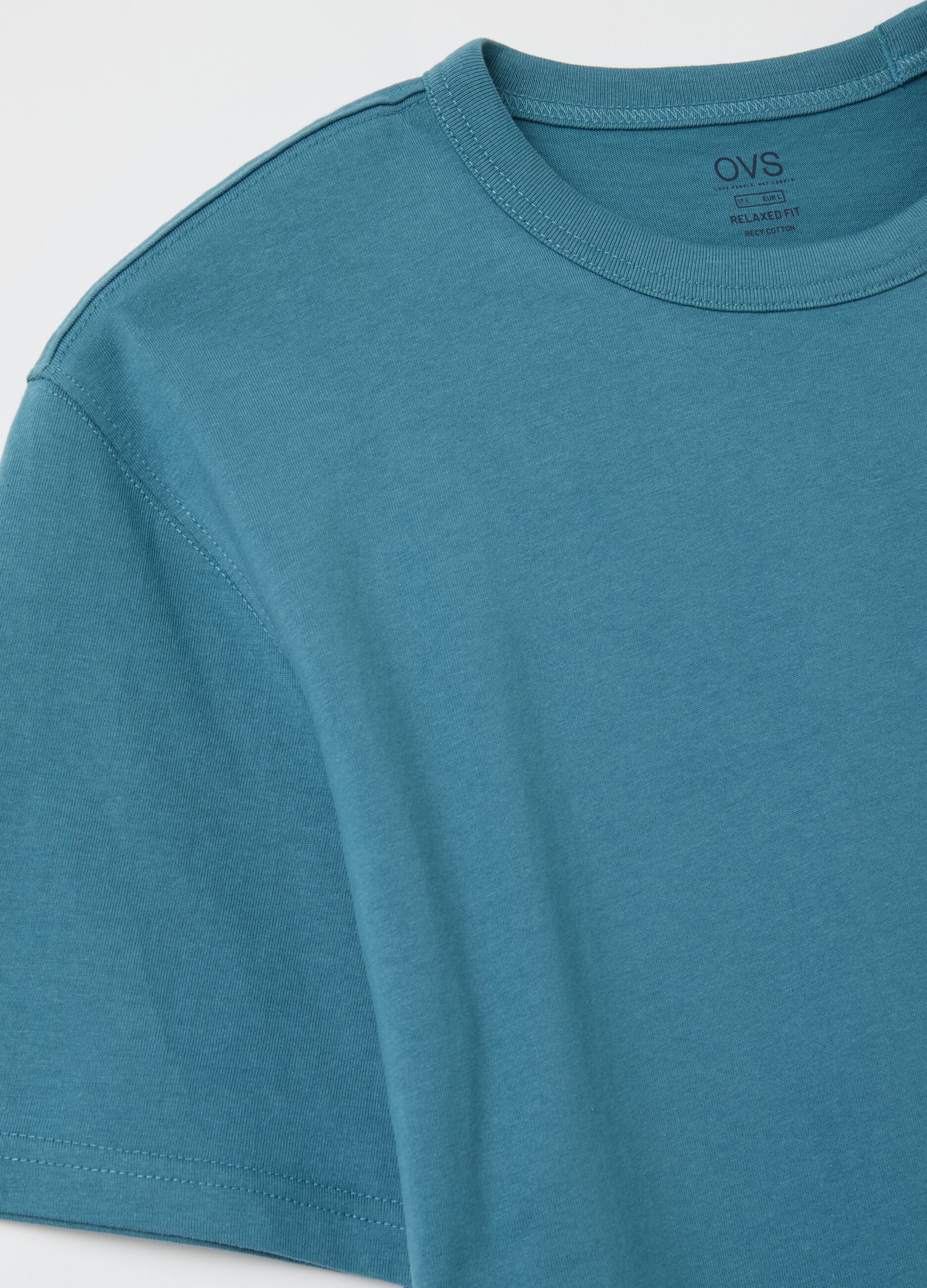 Relaxed-fit T-shirt with round neck