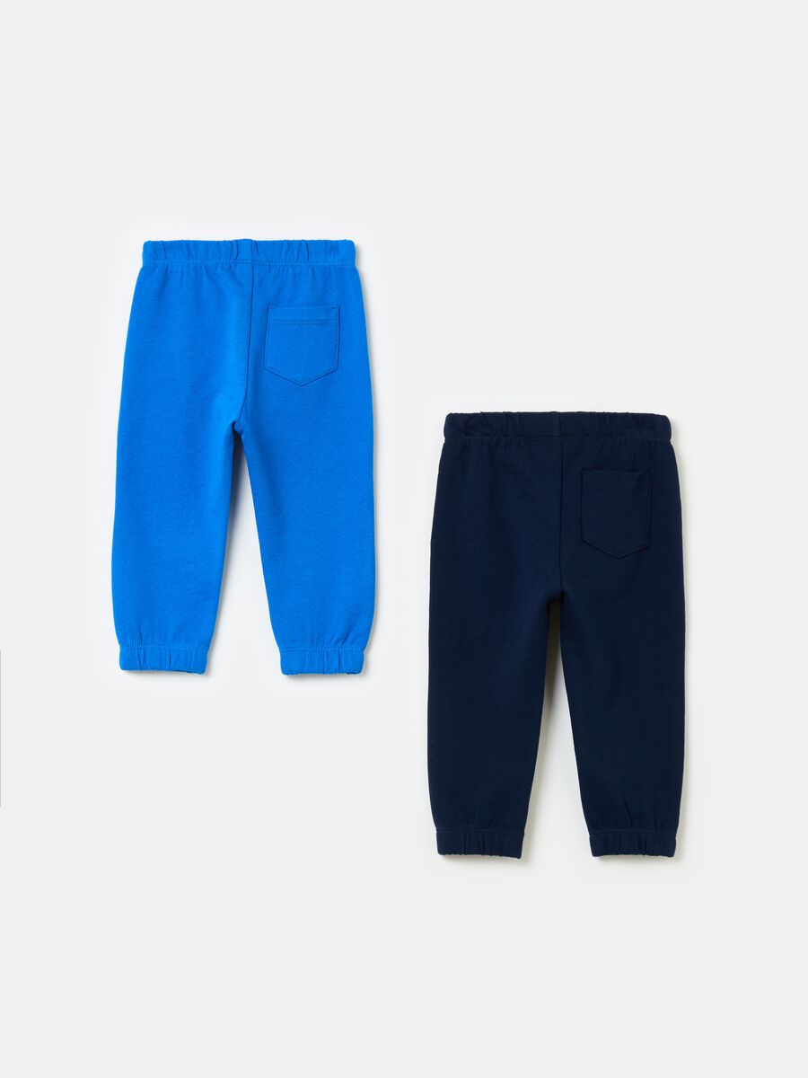 Two-pack joggers with elasticated edging_1