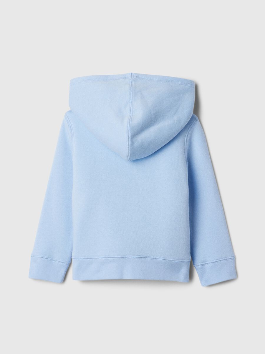 Full-zip sweatshirt and hood with sherpa lining_1