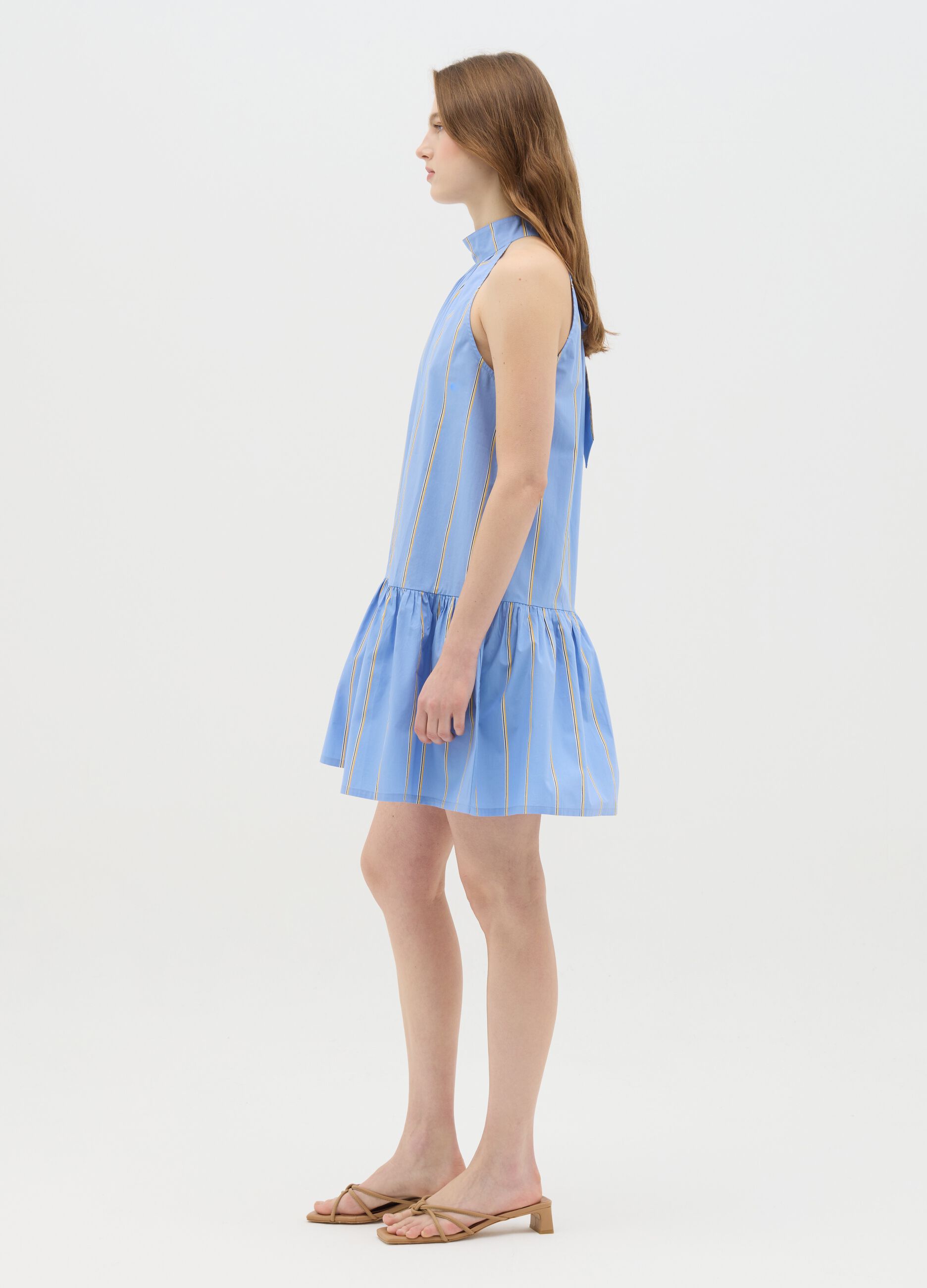 Women's Multicolour Regular Fit Pure Cotton Dress