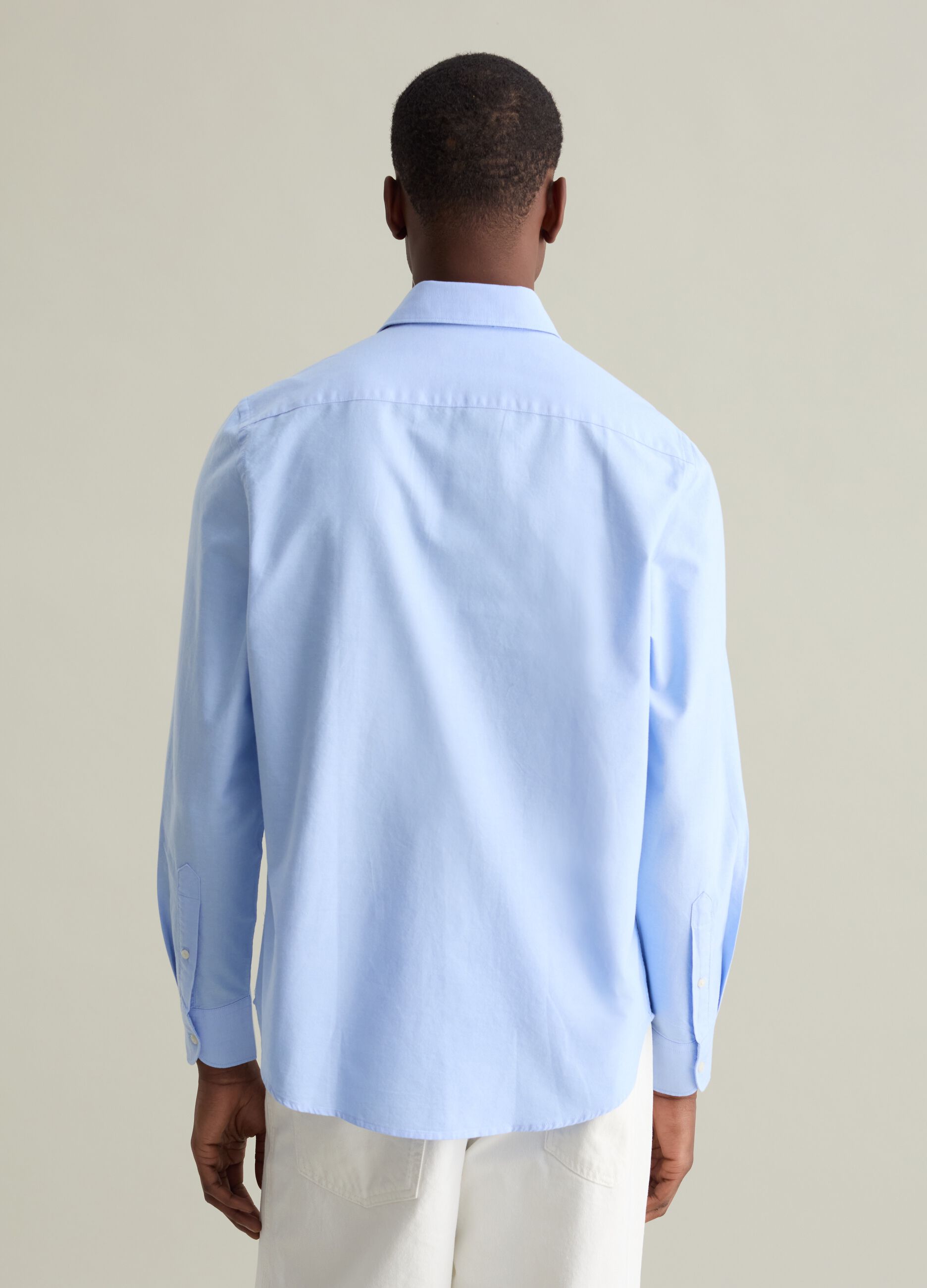 Camicia regular fit in cotone oxford