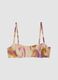 Multicolour stretch bandeau bikini top_4