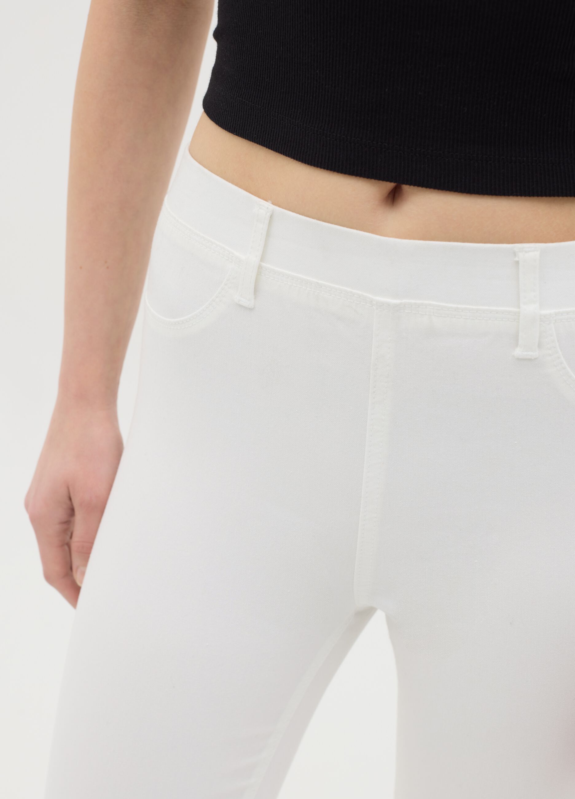 Stretch White Skinny Jeans by Ovs