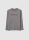 Boy's grey pure cotton over fit T-shirt with print_3