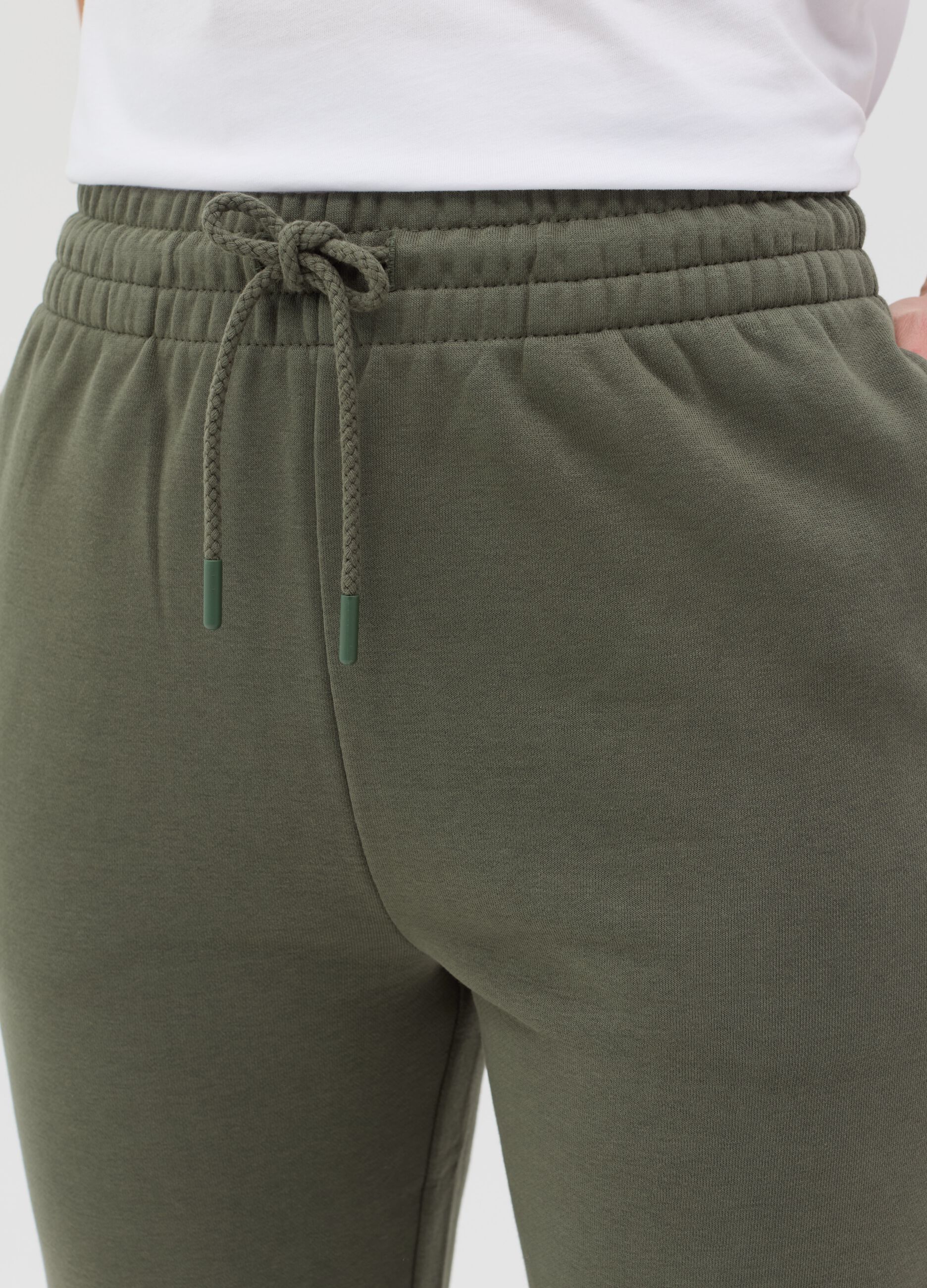 Essential joggers in fleece with drawstring