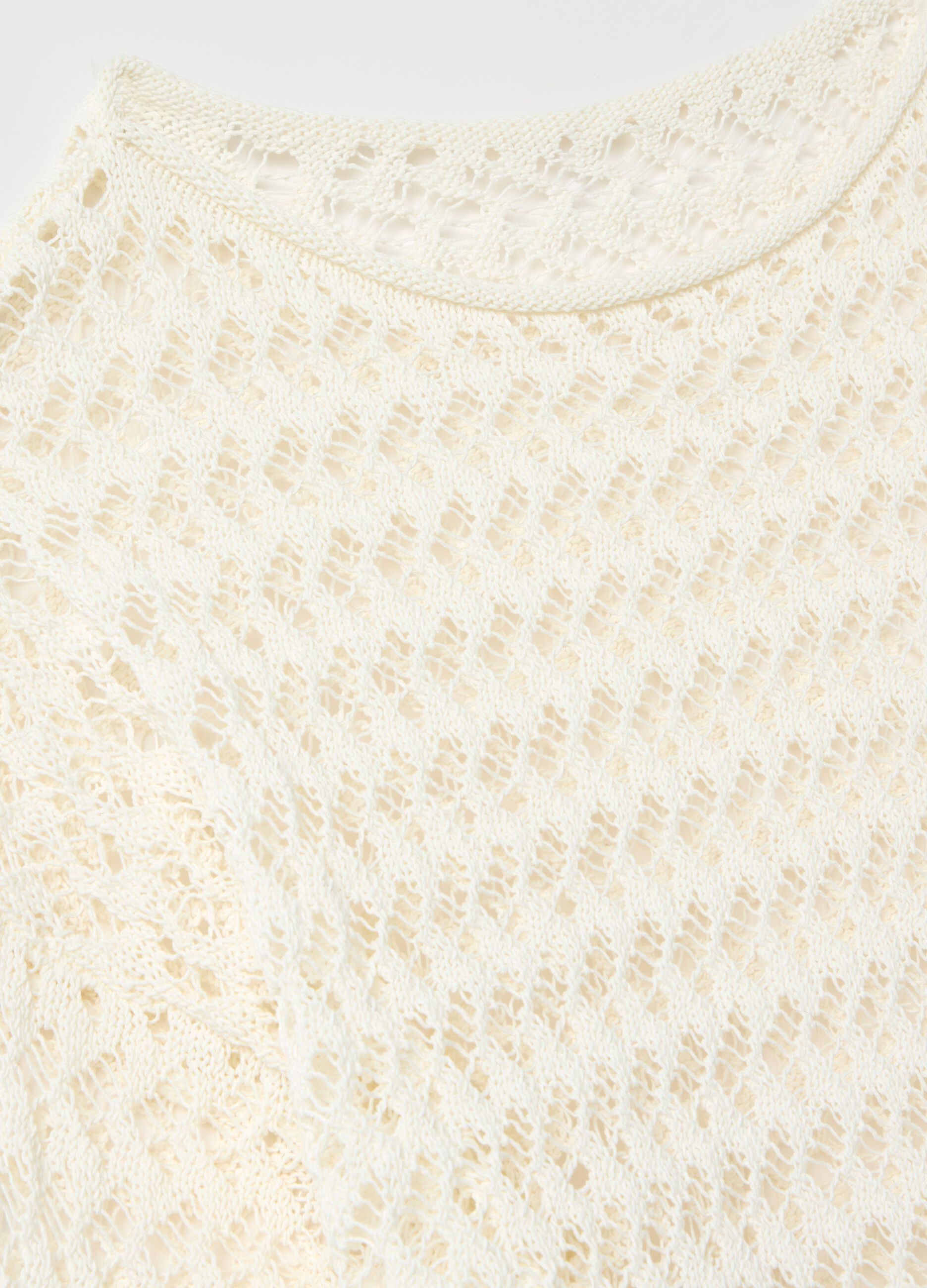 Knit top with boat neck