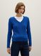 Blue regular fit pure cotton jumper_1