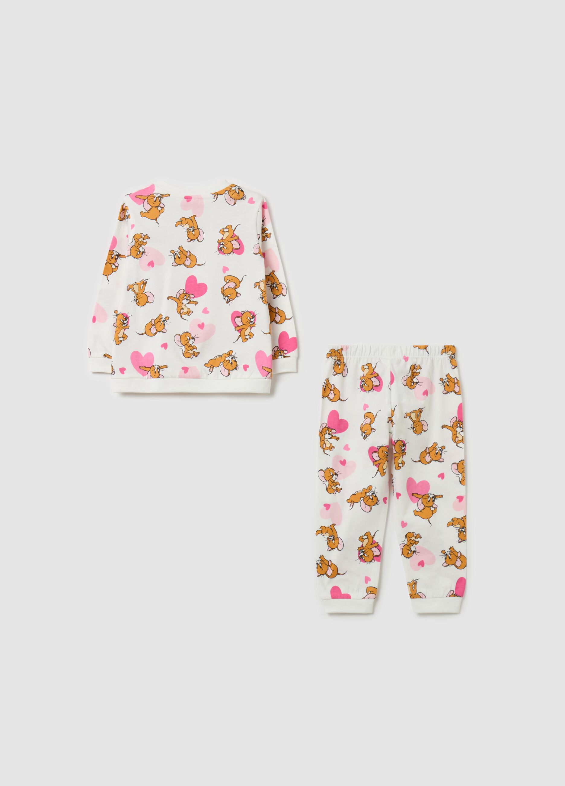 Cotton pyjamas with Jerry print