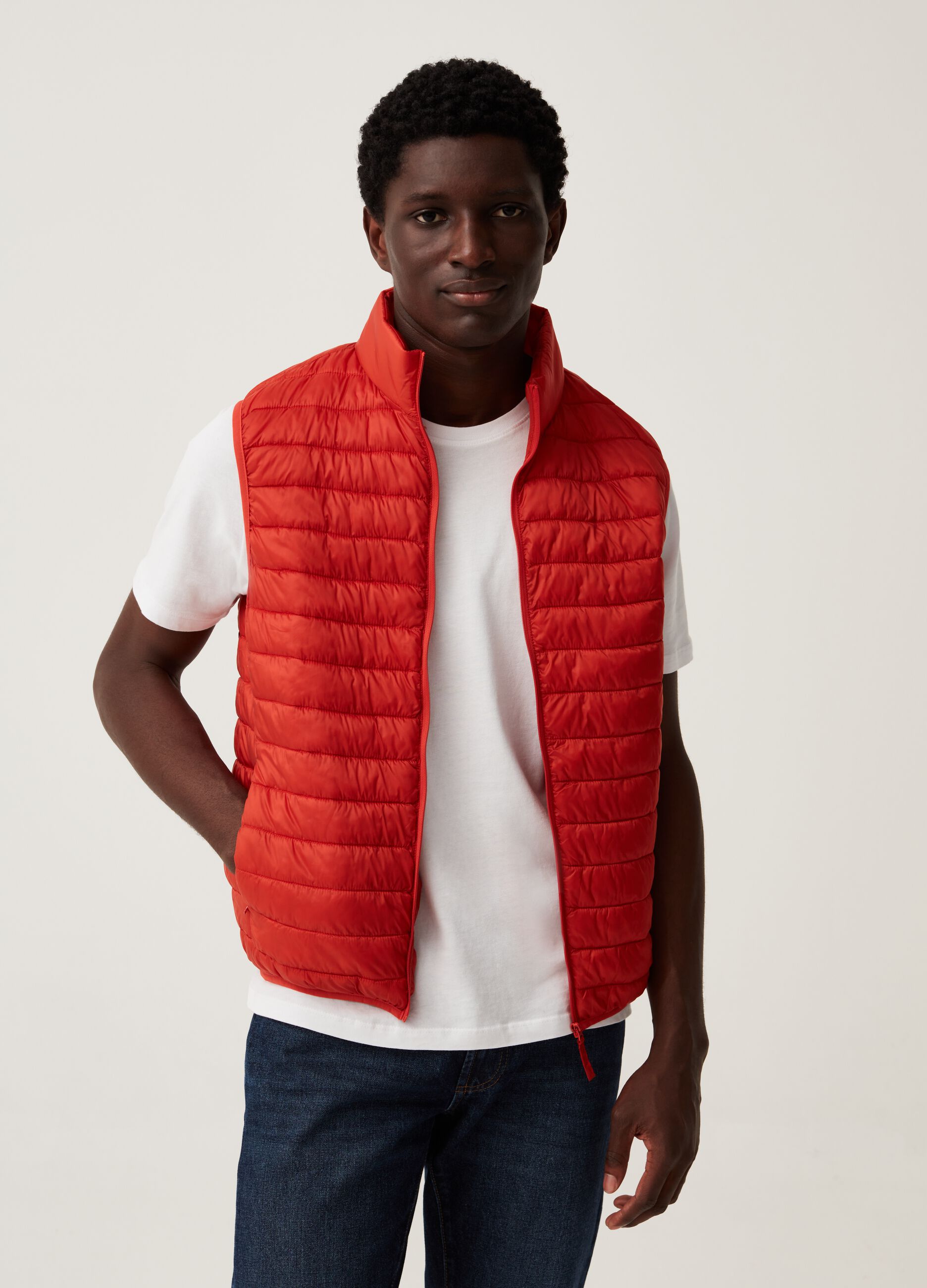 Gilet ultralight a collo alto_0