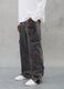 Denim Cargo Pants Vintage Grey_1