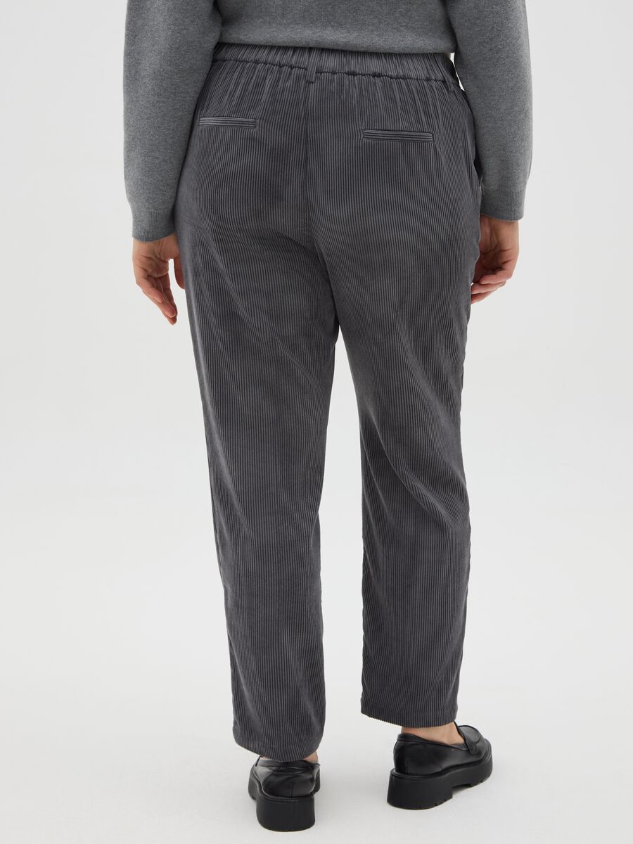 Pantaloni grigi wide leg_2