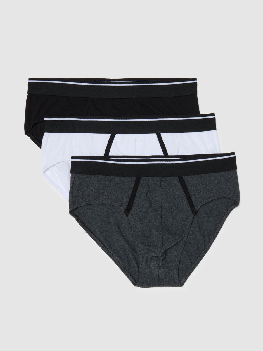 Tripack slip multicolor in cotone elasticizzato regular fit_4