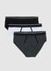 Tripack of multicolour stretch cotton regular fit briefs_4