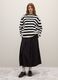 Multicolour striped high-neck oversized jumper_0