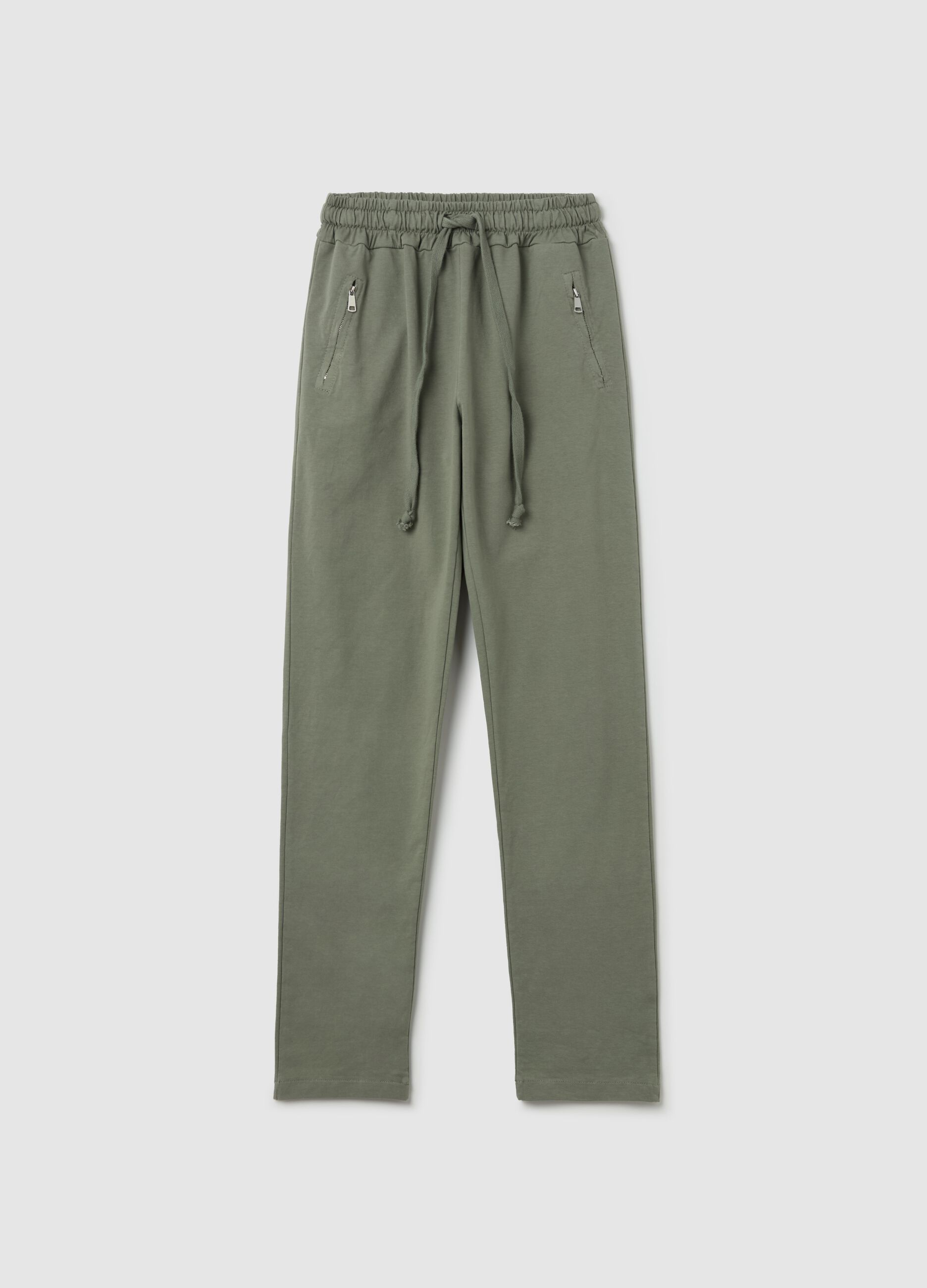 Jogger trousers with zip pockets