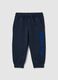 Children's blue cotton trousers with regular fit_0