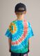 Kids' Regular Fit Multicolour Tie-Dye Pure Cotton T-shirt_2