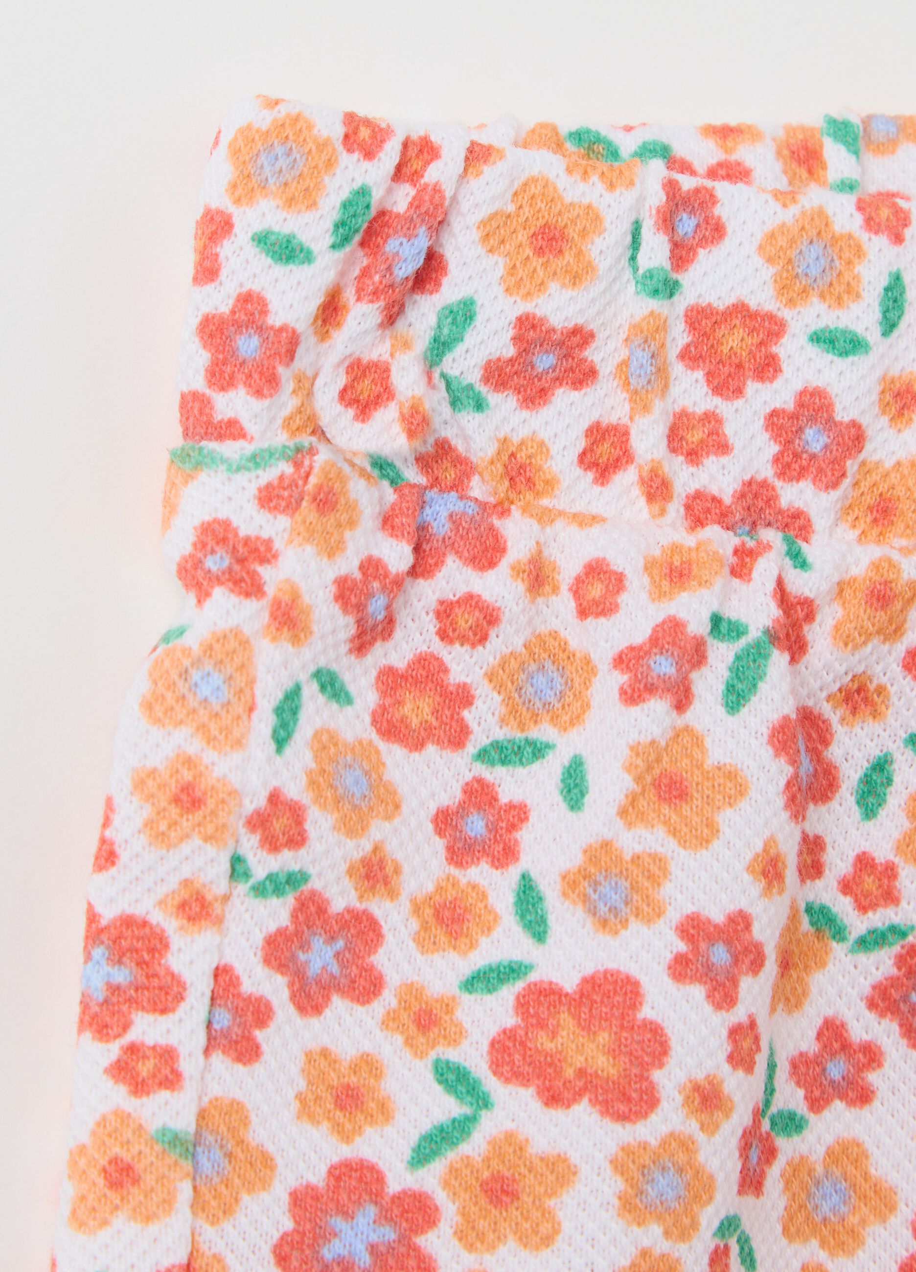 Short da neonata in puro cotone multicolor regular fit con fantasia