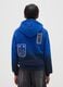 Children's blue cotton-blend hoodie in regular fit_1