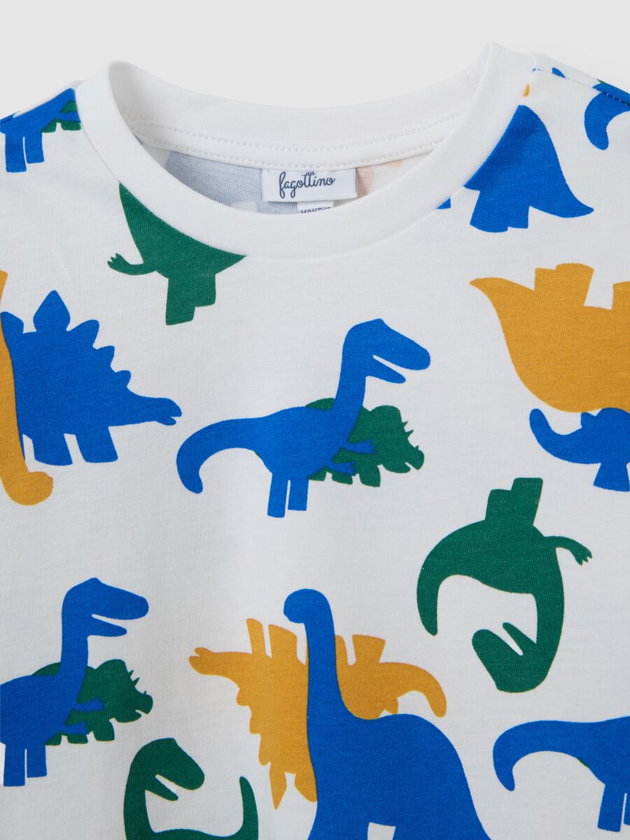 T-shirt da neonato in puro cotone multicolor regular fit_3