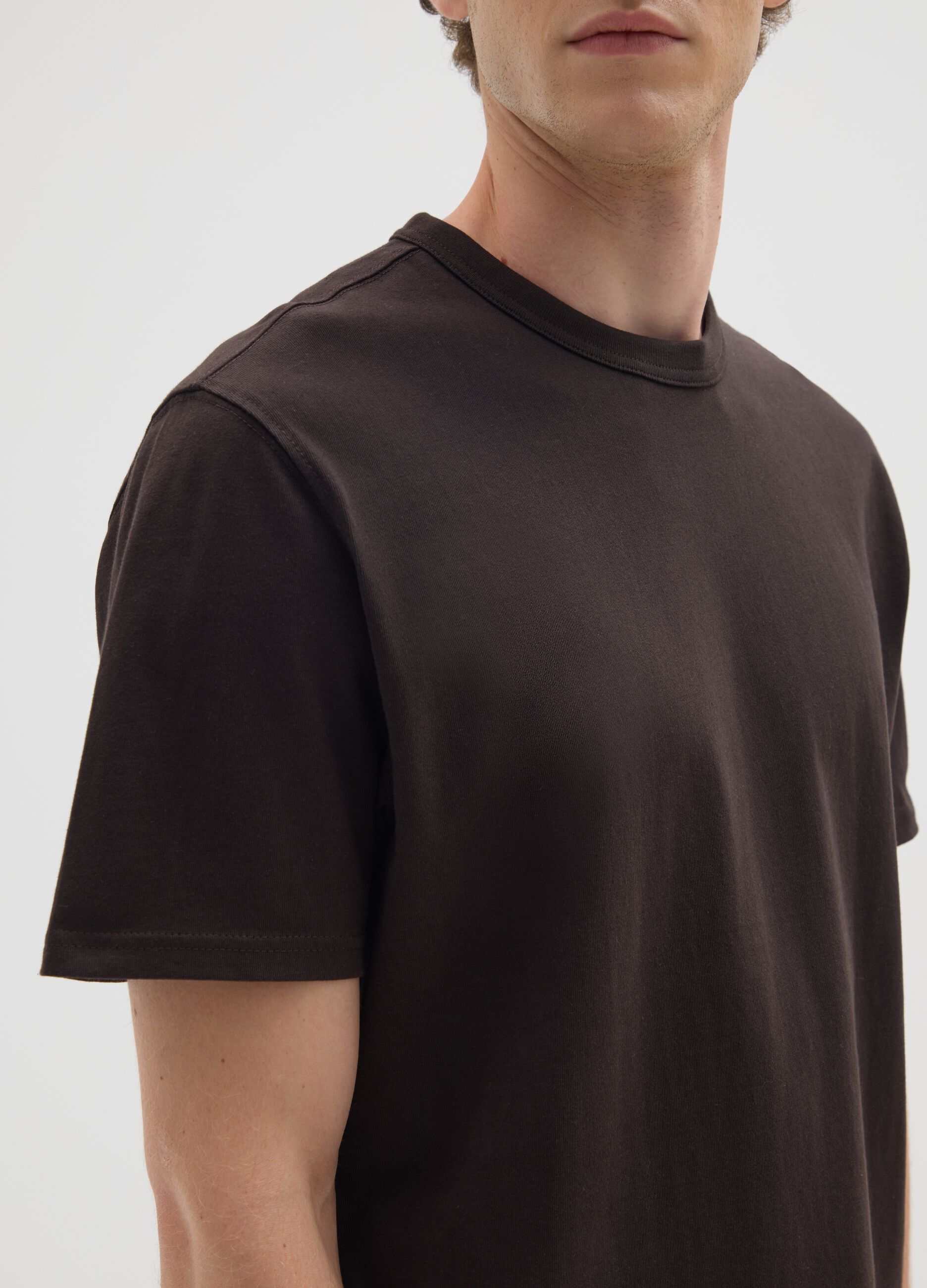 Black Cotton T-Shirt