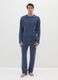Blue pure cotton pyjamas_0