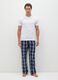 Multicolour Regular Fit Pure Cotton Pyjama Trousers_0