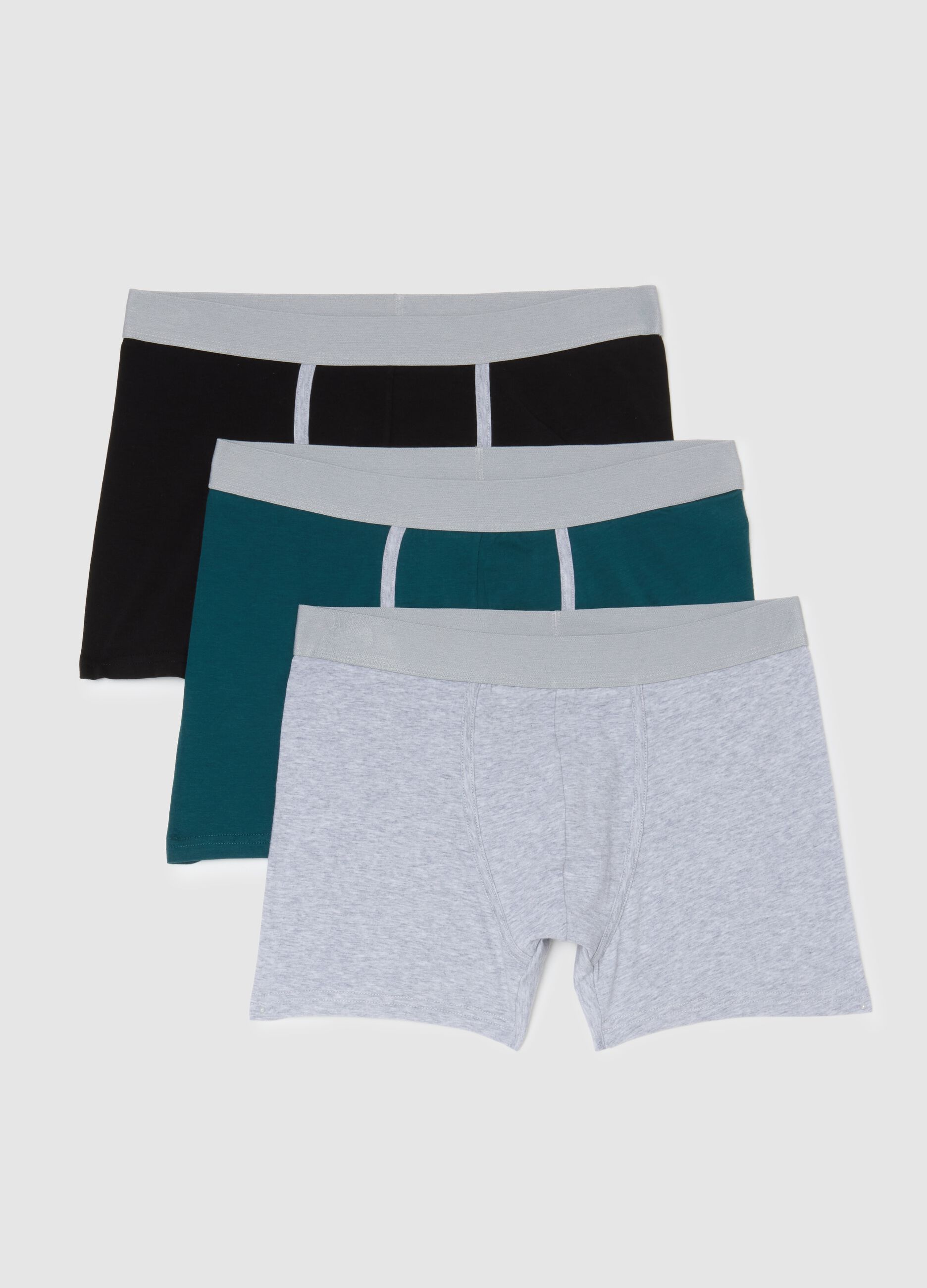 Multicolor Cotton Boxer Set