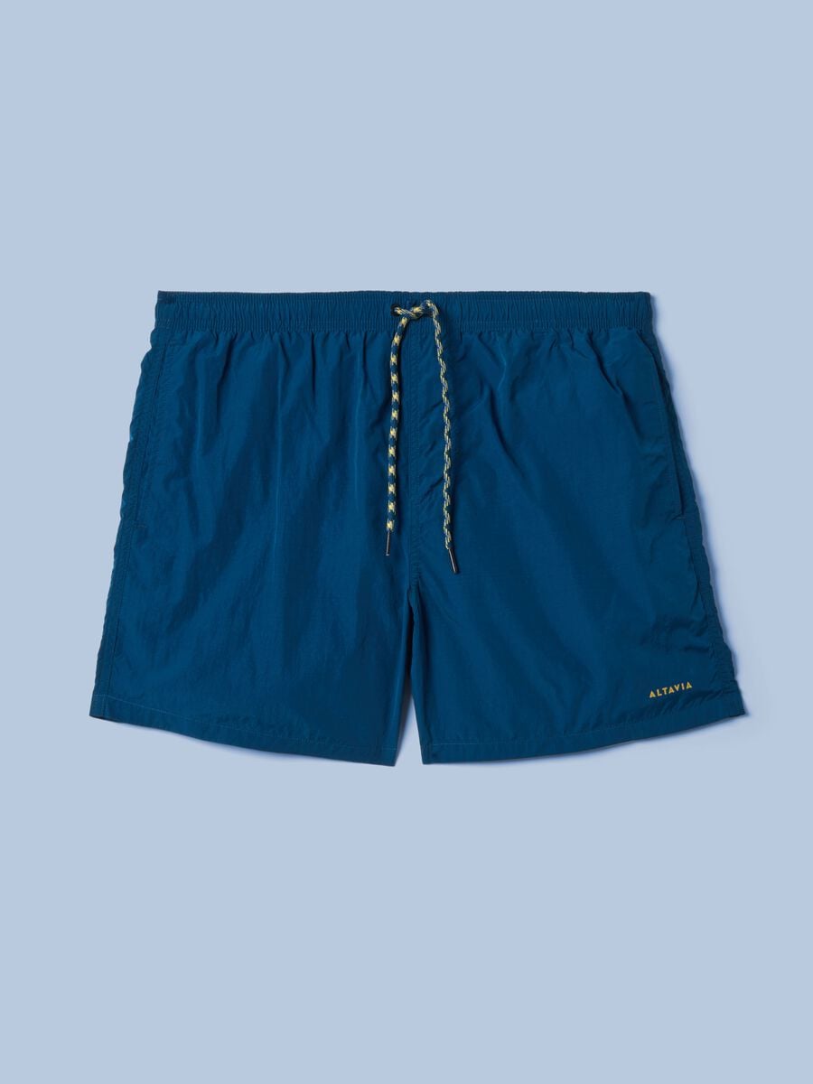 ALTAVIA SAILNG blue boxer swim shorts with elasticated waist_1