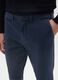 Slim Fit Blue Cotton Chino Trousers_3