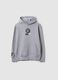 Grey pure cotton children's sweatshirt, regular fit, with Brooklyn Nets logo_3