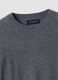 Grey pure wool crew-neck jumper_1