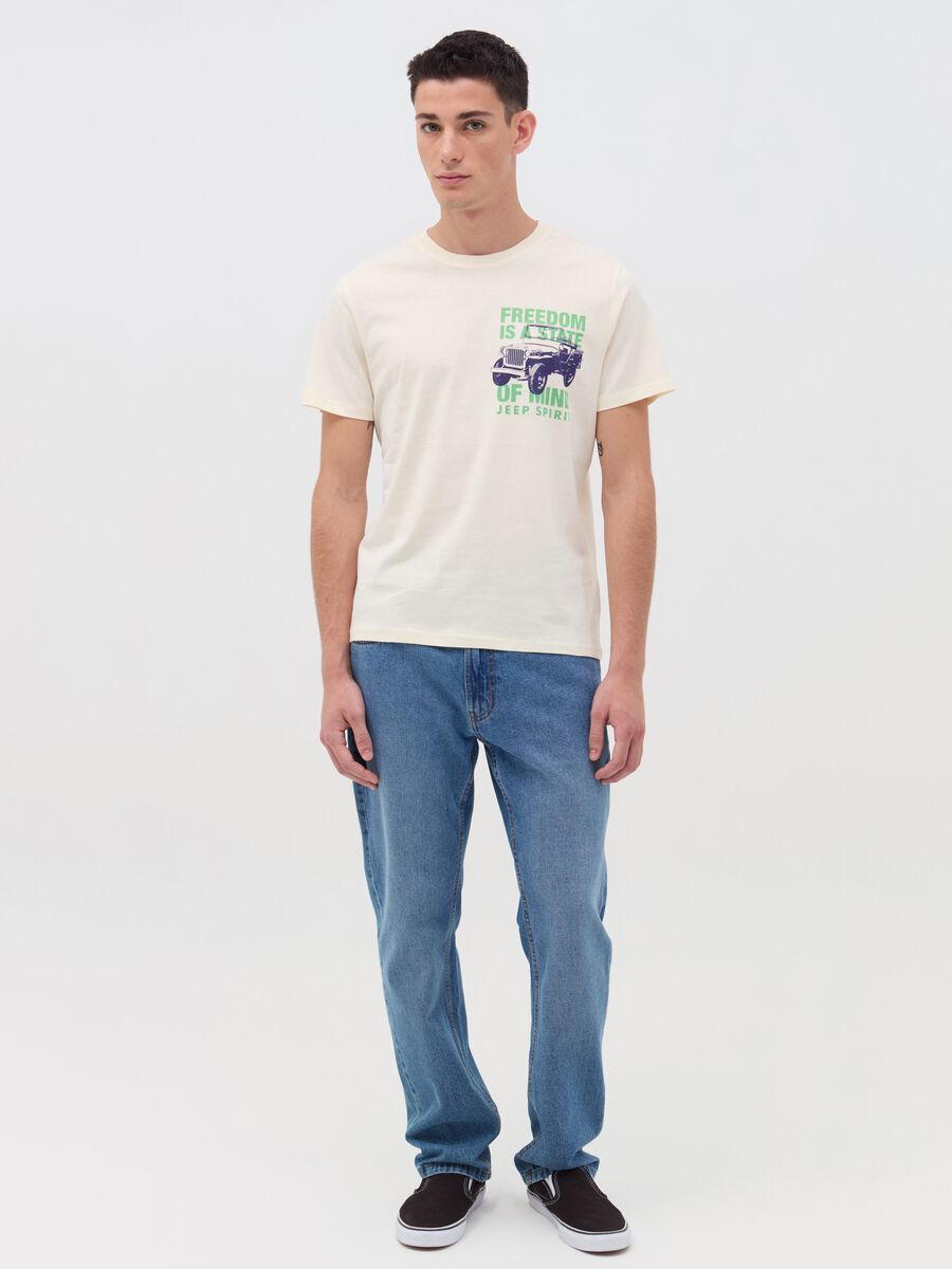 T-shirt con stampa Jeep Spirit_1