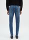 Blue denim skinny fit cotton blend jeans_2