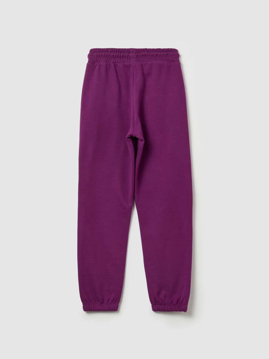 Essential joggers in fleece with drawstring_4