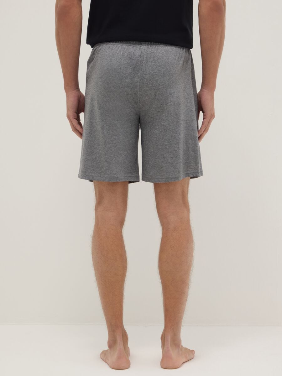 Bipack pantaloncini pigiama in jersey di puro cotone organico regular fit_2