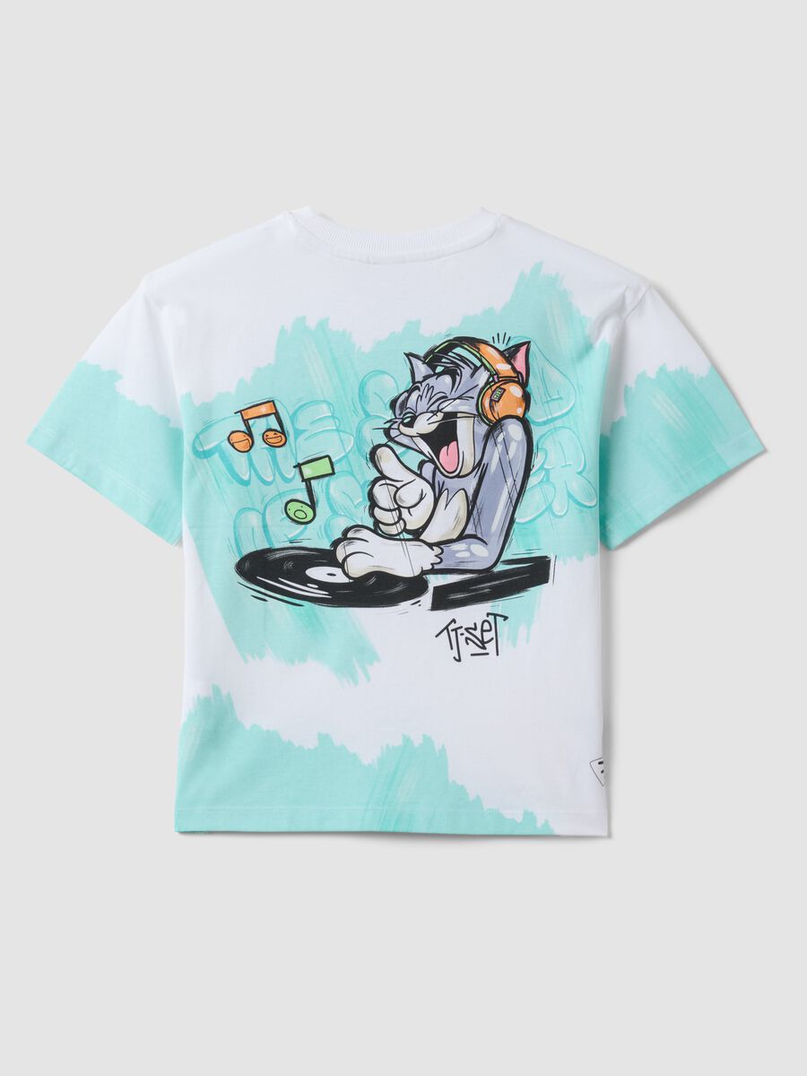 T-shirt in puro cotone multicolor da bambino oversize fit Tom&Jerry_1